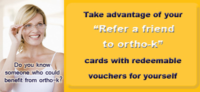 Refer a friend to ortho-k